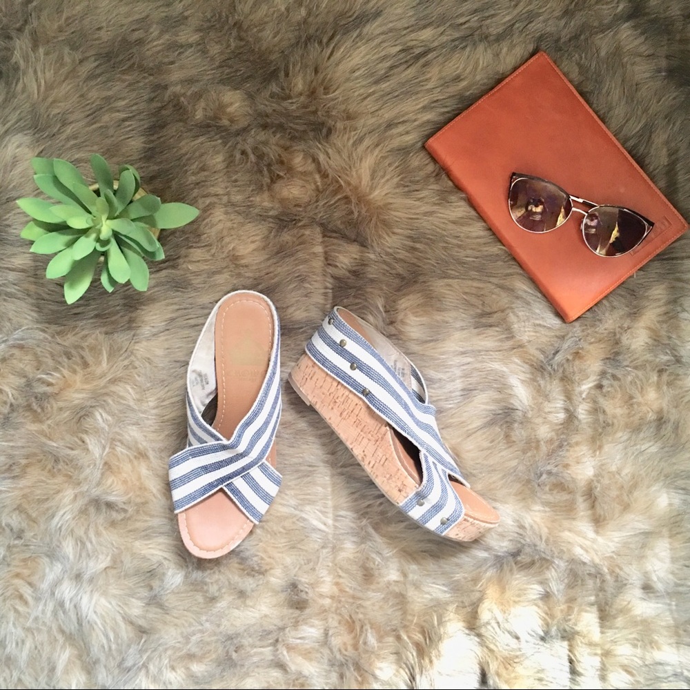 Nicole Wedge Sandals